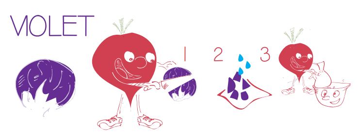 Violet Peinture Végétale